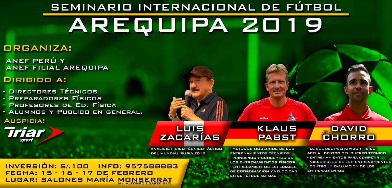 Seminario Internacional de Fútbol Arequipa 2019